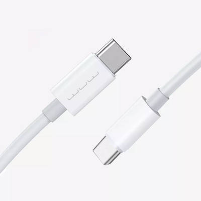 Кабель Type-C to Type-C WUW X180 100W White