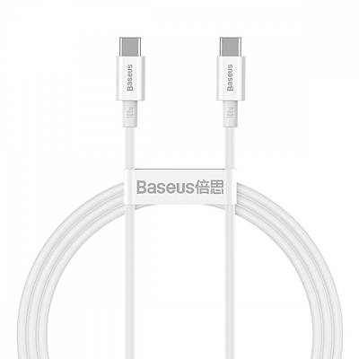 Кабель Baseus Superior Series Fast Charging Type-C to Type-C PD 100W (1m) white