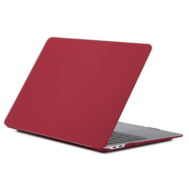 Пластиковий матовий чохол-накладка Matte Hard Case for MacBook Pro 13 (2016-2022) - Вишневий