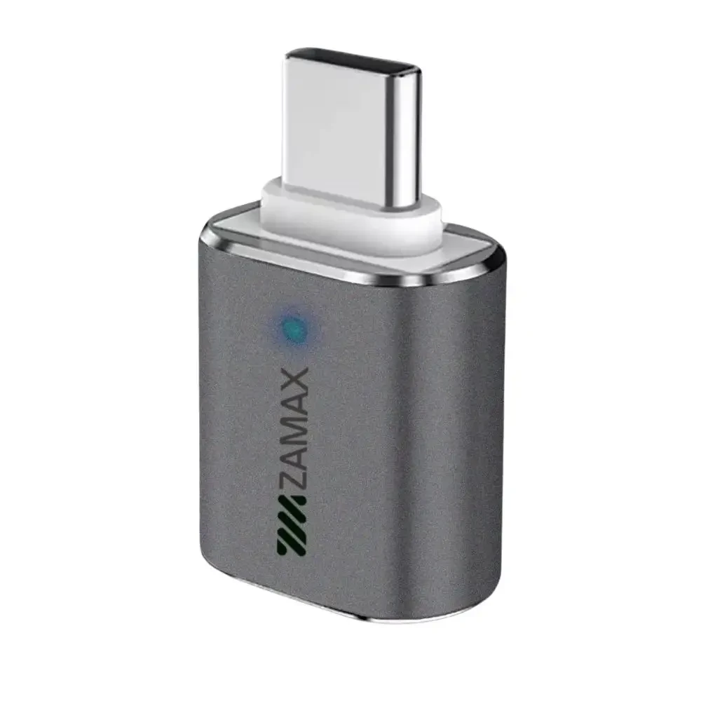 Перехідник ZAMAX mini OTG Type-C to USB 3.0 - Gray