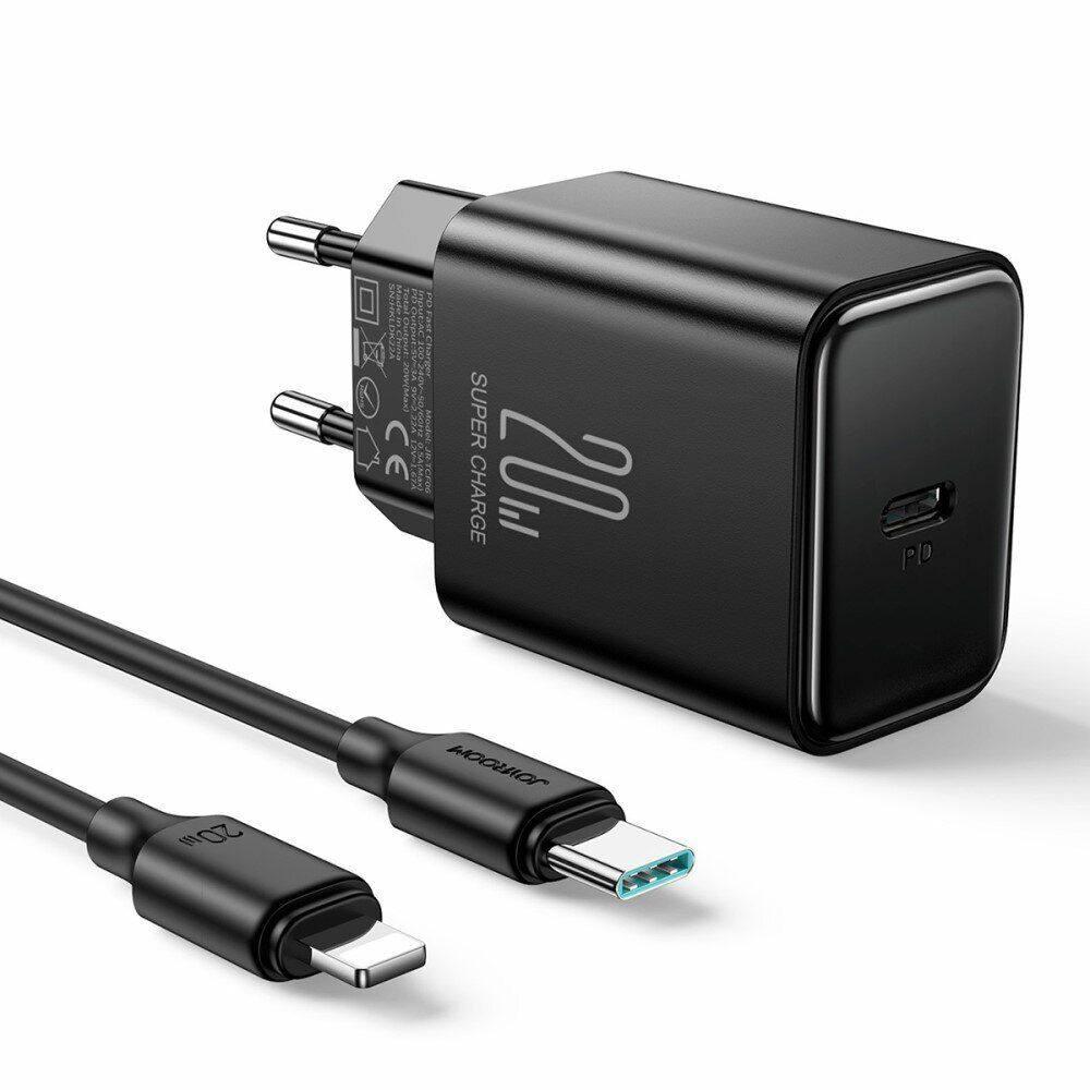 Комплект швидкої зарядки для iPhone JoyRoom Flash Series PD 20W Set Type-C to Lighting (black)