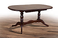 Стол обеденный деревянный раскладной Микс мебель Вавилон темный орех