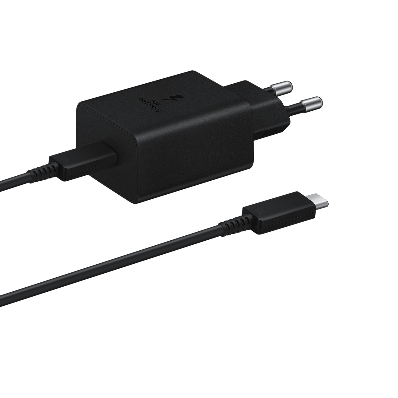 Зарядний пристрій для Samsung 45W USB-C з кабелем Type-C to Type-C Швидка зарядка
