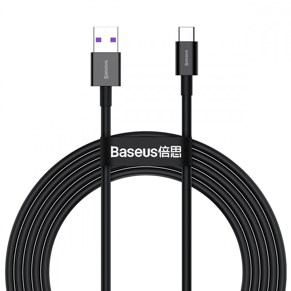 Кабель Baseus Superior Series Fast Charging Type-C PD 66W (2m) black