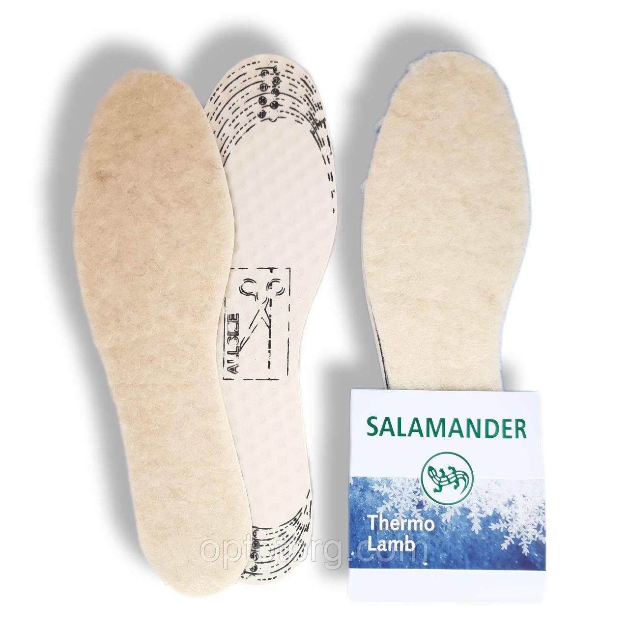 Устілки для взуття Salamander Thermo Lamb вирізні 36-46 розміри