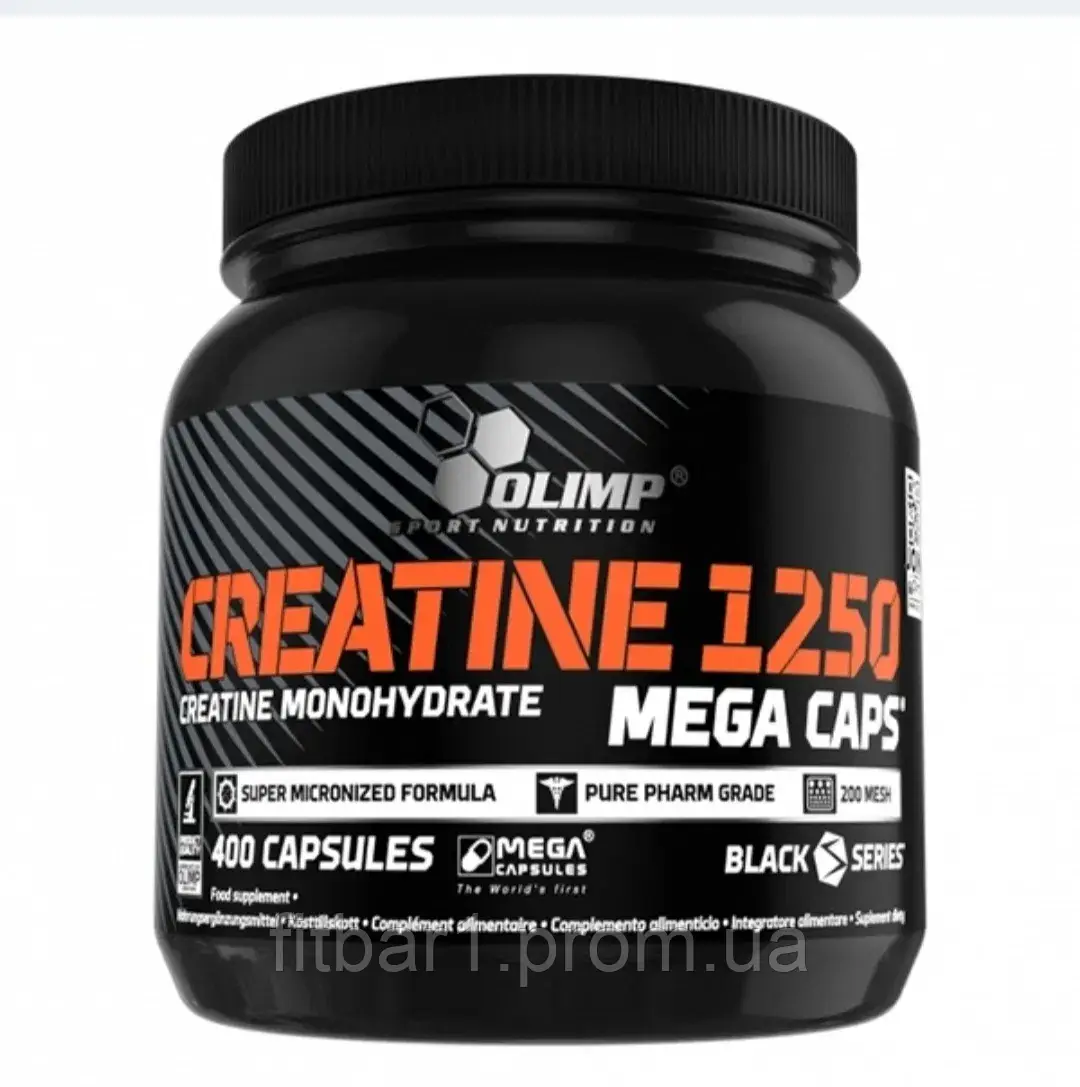 Креатин Olimp Creatine 1250 Mega Caps 400 капсул