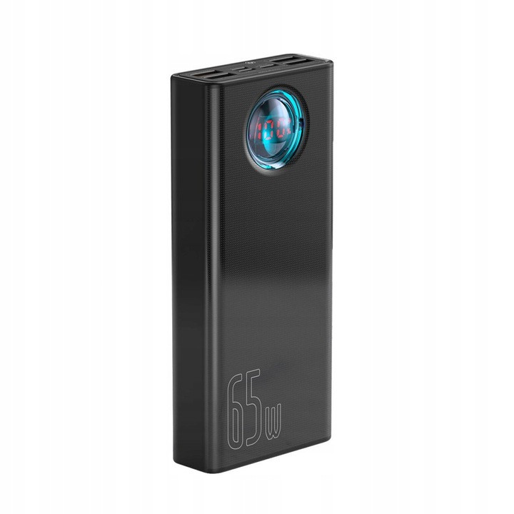 Портативна Батарея Power Bank Baseus Amblight Digital Display Quick Charge 65W 30000mAh Black