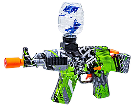 Автомат потужний стріляє орбізами на акумуляторі зарядка пакет куль зелений