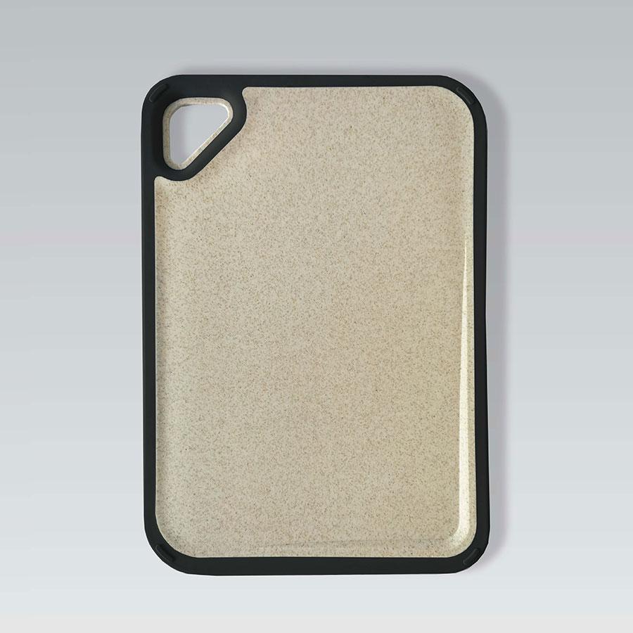 Дошка обробна Maestro MR-1651-44 чорна 44х30 см кухонна дошка для нарізки з пшеничного волокна