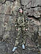 Куртка жіноча піксель "Горка" утеплена на  флісі, фото 3
