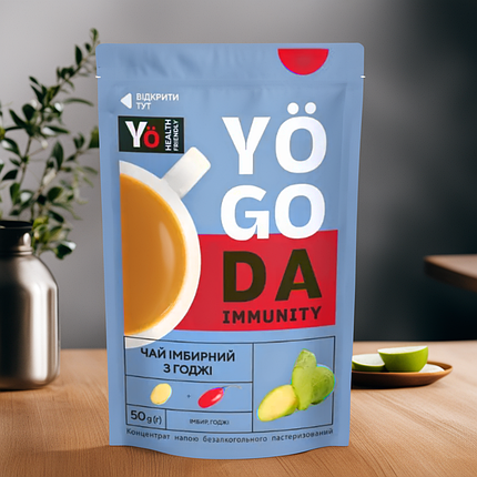 Концентрат чай натуральний імбирний з годжі 0,050 Дой Пак ТМ Yogoda / Концентрований чай рідкий, фото 3