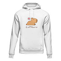 Худі унісекс "Love capibara" Білий, XS