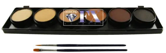 Аквагрим палітра Diamond FX тон шкіри 6 X 10 G