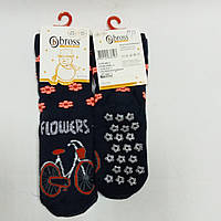 Дитячі шкарпетки з гальмами тм Bross, розміри 25 - 27 махрові.