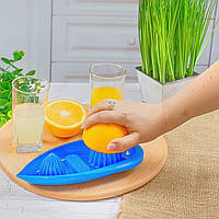 Соковижималка ручна для цитрусових і терка для овочів Синій