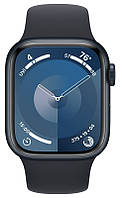 Apple Watch 9 41mm Midnight Aluminum Case with Midnight Sport Band (MR8W3/MR8X3)