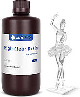 Фотополимерная смола Anycubic High Clear Resin (Прозрачная) 1л