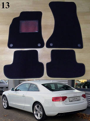 Ворсові килимки на Audi A5 COUPE '07-16, фото 2