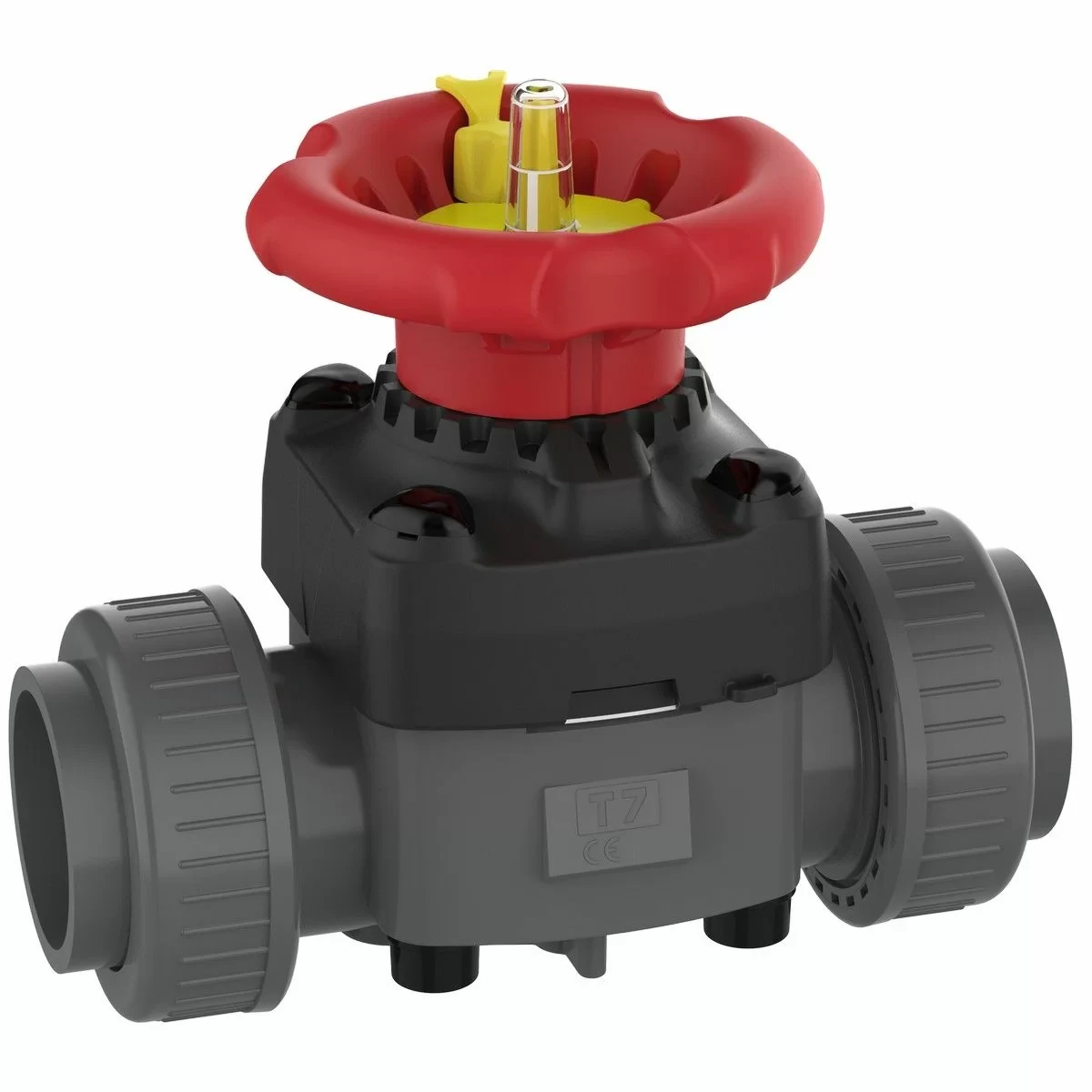 Мембранний вентиль Praher T7 d25 мм, з муфтовим закінченням