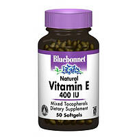 Витамин E Bluebonnet Nutrition Natural Vitamin E 400IU 50 Caps KB, код: 7679196