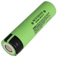 Акумулятор Li-ion Panasonic NCR 18650B 3400 mAh з пласким плюсовим контактом