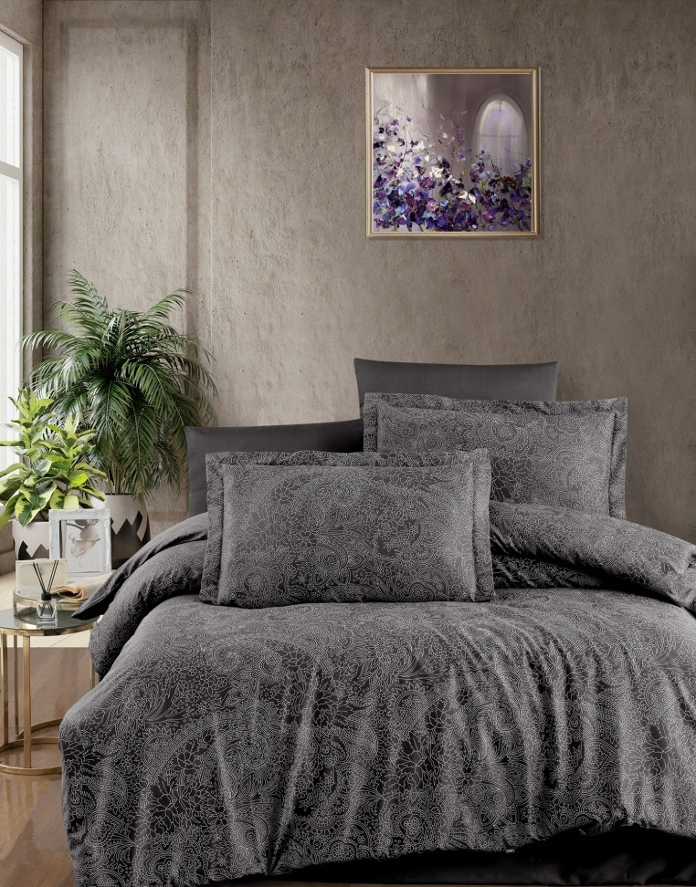 Сімейне Турецьке Постільне Бельє First Choice Cotton Satin Neva Polama 160х220см (2 шт)