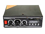 Підсилювач BM AUDIO BM-700BT USB Блютуз 300 W+300 W 2х канальний ORG, фото 5