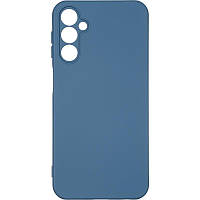 Чохол накладка для Samsung A24 / бампер на самсунг а24/SOFT Silicone Case/синій/з мікрофіброю.