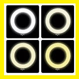 Кільцева LED-лампа LS-360 39 см 220 V 2 кріп.тел. + пульт ORG, фото 3