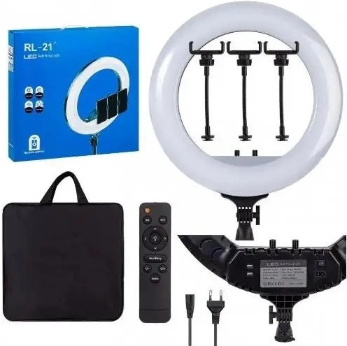 Кільцева LED-лампа RL-21 54 см 220 V 3 кріп.тел. + пульт + чохол ORG