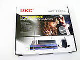 Радіосистема UKC UWP-200XL база 2 радіомікрофони ORG, фото 9