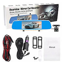 DVR V10 Full HD 7" сенсорний екран. Дзеркало заднього огляду з відеореєстратором ORG