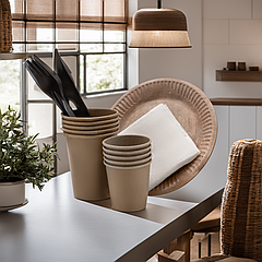 Набір посуду паперового