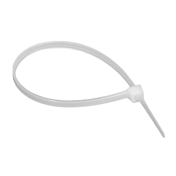 Хомут пластиковий 7,6*400 (8*400)мм універсальний білий 100шт/уп APRO