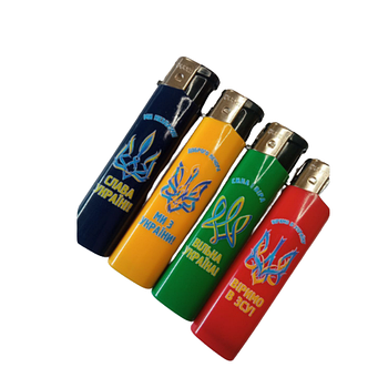 Запальничка кишенькова одноразова Neon-001XO S Solid Lion