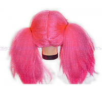 Парик с розовыми волосами 1379-01