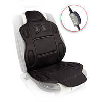 Накидка на сидіння. H 19002 BK (115x49см) з підігрів. висока/перемик