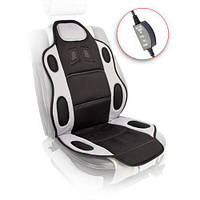 Накидка на сидіння. H 19002 GY/BK (115x49 см) з підігр. висока/перекл