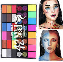 Аквагрим Papa Kiss Water Based набір 42 кольори, фото 2