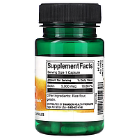 Biotin 5000 мкг Swanson 30 капсул, фото 3