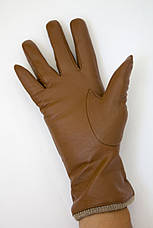 Кольорові шкіряні рукавички Середні 8РР, фото 3