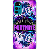 Силіконовий чохол бампер для Motorola Moto G22 з малюнком Fortnite Marvel Фортнайт Марвел