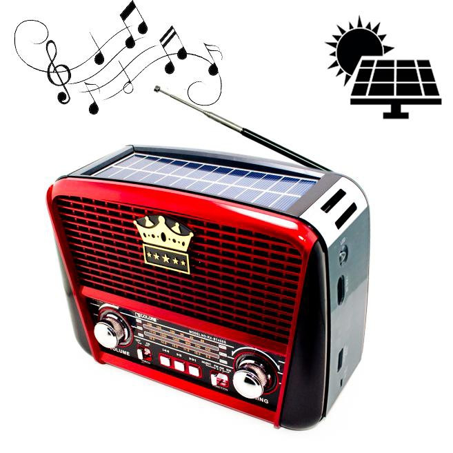 Радіоприймач на сонячній батареї GOLON RX-455 Solar