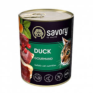 Savory Cat Adult Duck для кішок з качкою 400 г