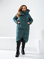 Модная и удобная теплая женская куртка на зиму
