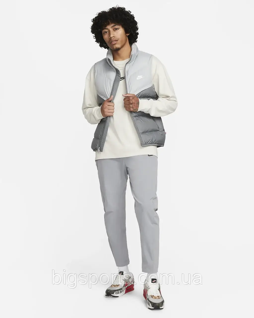 Жилетка чоловік. Nike Storm-Fit Windrunner Grey (арт. FB8193-077)