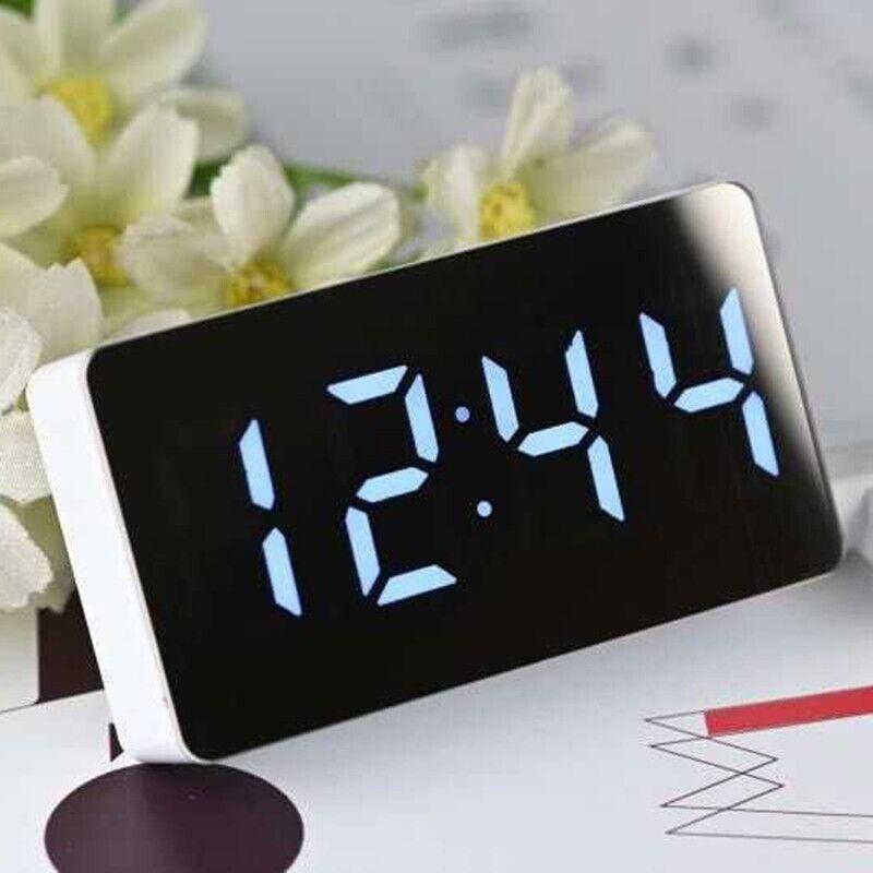 Настільний світлодіодний годинник будильник термометр mini led alarm clock os-001