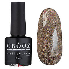 Топ для нігтів Crooz gold crystal top 8 мл