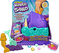 Набор кинетического песка Kinetic Sand, Mermaid Crystal Playset