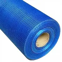 Штукатурна фасадна сітка синя 145